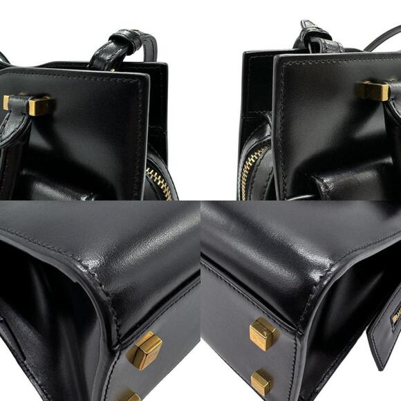 SAINT LAURENT Black Leather Shoulder Bag - Picture 4 of 5